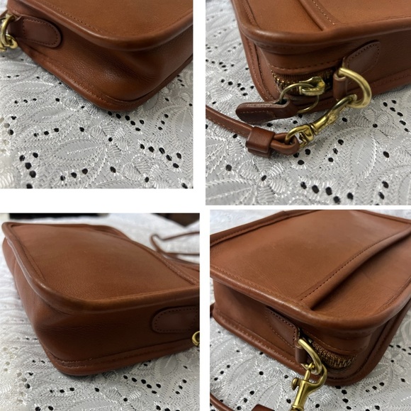 Vintage Coach 9925  Brown Leather Crossbody/Shoulder Bag - Picture 5 of 10
